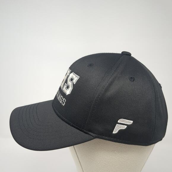 EHS Mustangs Strapback Baseball Cap Black OS Adjustable Embroidered Fanthread - Picture 3 of 8